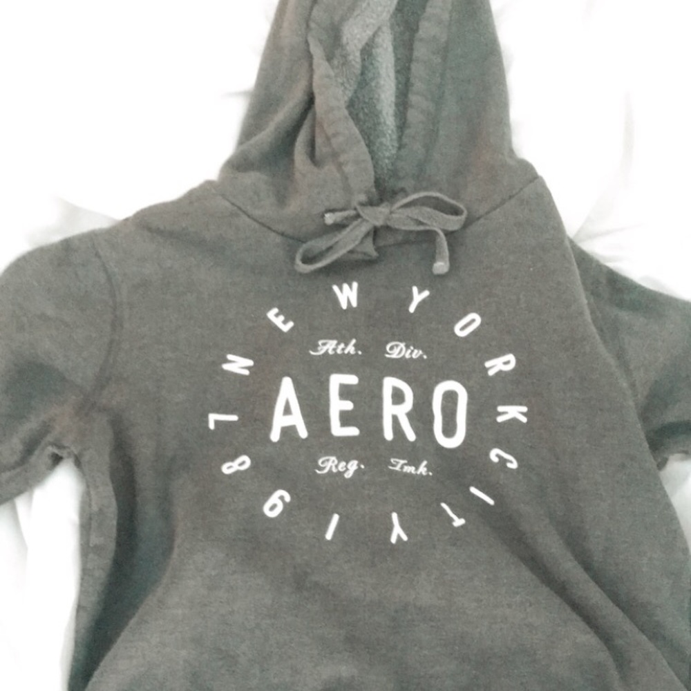 Dark grey Aeropostale hoodie